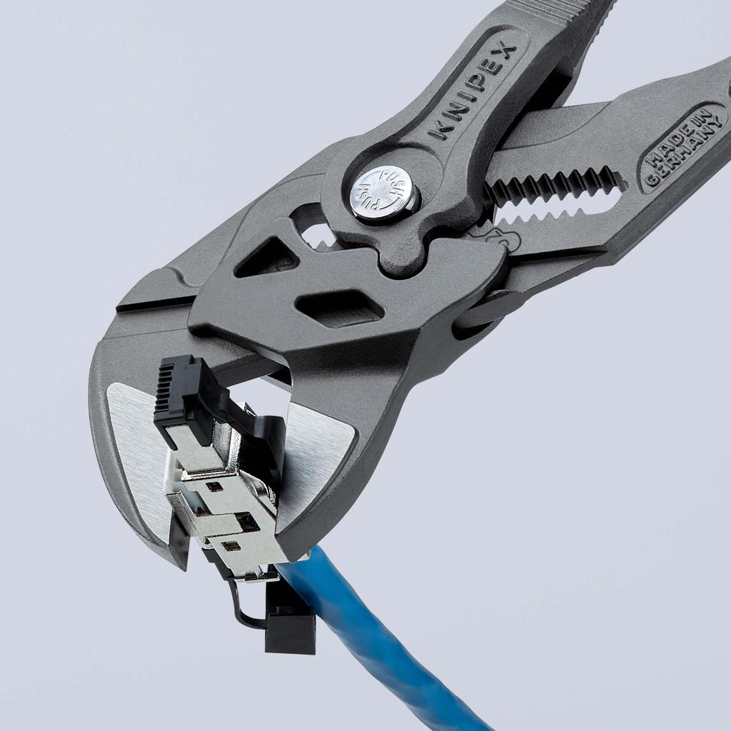 KNIPEX Zange Comfort Zinklegierung Schraubenschlüssel, 250mm, Griff, Plattiert, 8602-250