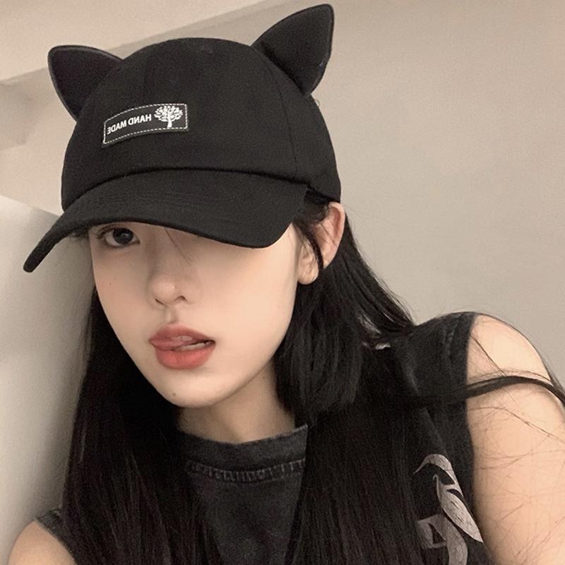 Baseball Cap Cool And Unique Sunglasses Reversible Baseball Cap Niche Cat Ear Hat