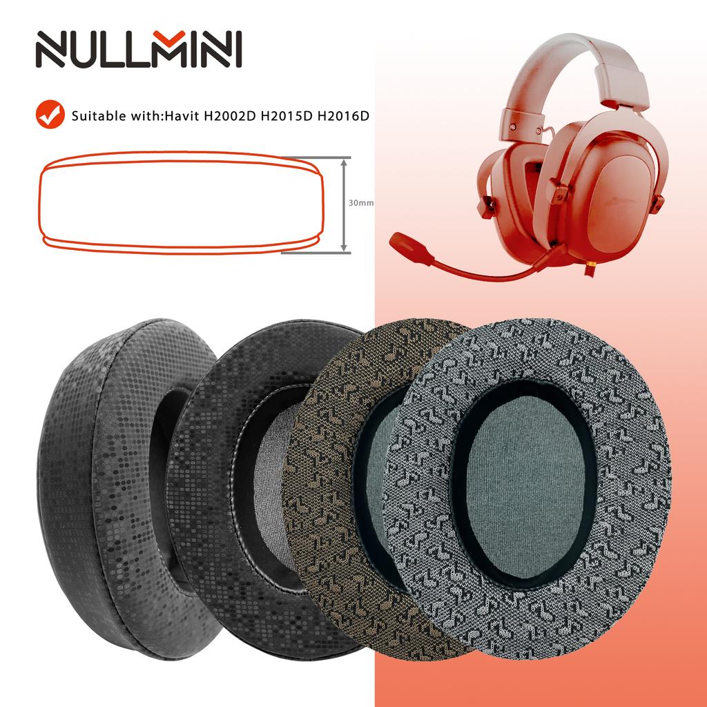 NullMini Replacement Earpads for Havit H2002D H2015D H2016D Headphones Ear Cushion Earmuffs Headset Headband