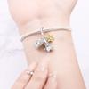 Original 925 Silver Western Cowboy Pendant DIY Beads for Women Bracelet Necklace Jewelry Birthday Party Fashion Gifts