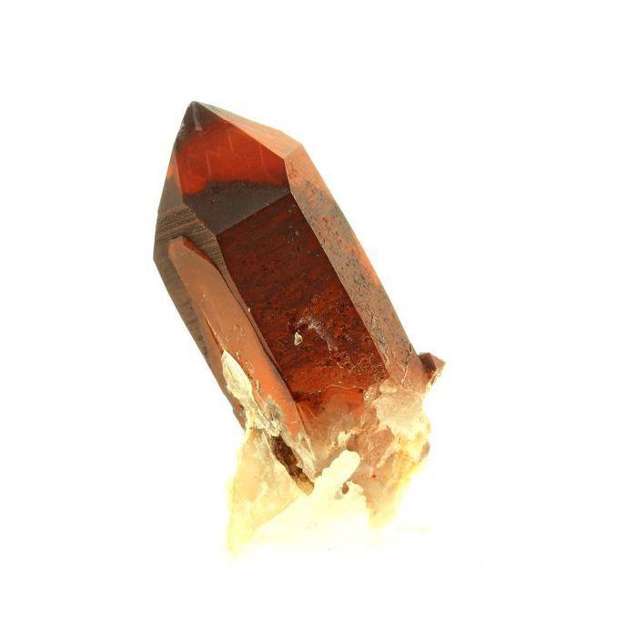 Pierres et Minéraux. Quartz rouge. 422.0 ct. Orange River, Warmbad, Namibie.