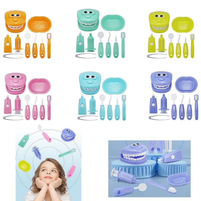 Zestaw zabawek dentystycznych do zabawy dla dzieci, zestaw medyczny