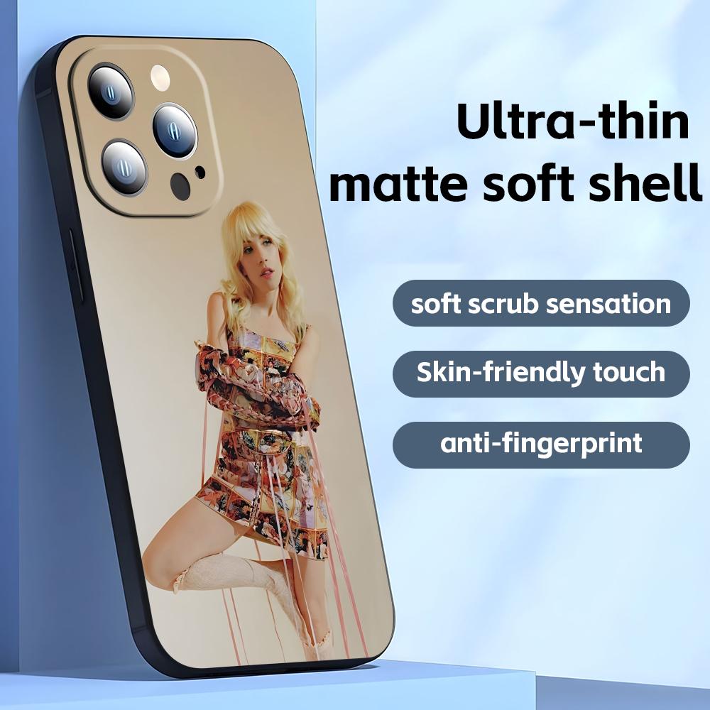 singer carly rae jepsen (0) Phone Case For iPhone17 16 16e 15 14 13 12 11 Plus Mini Pro Max Soft black Shockproof Cover