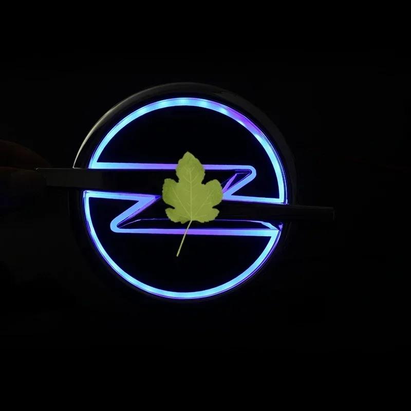 5D LED Light Emblem Trunk Sticker Auto Exterior Decoration Rear Logo Badge Light for OPEL Zafira Corsa Astra Vectra Antara Mokka