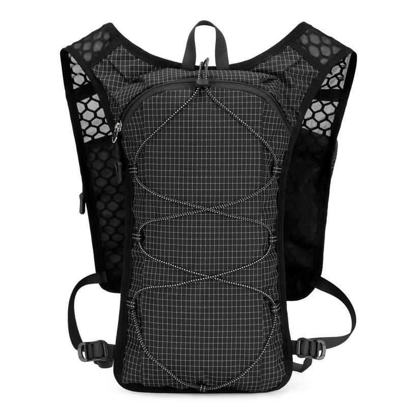 Waterproof Nylon Hydration Backpack Lightweight Multi-functional Large Capacity Bag for Running and Cycling