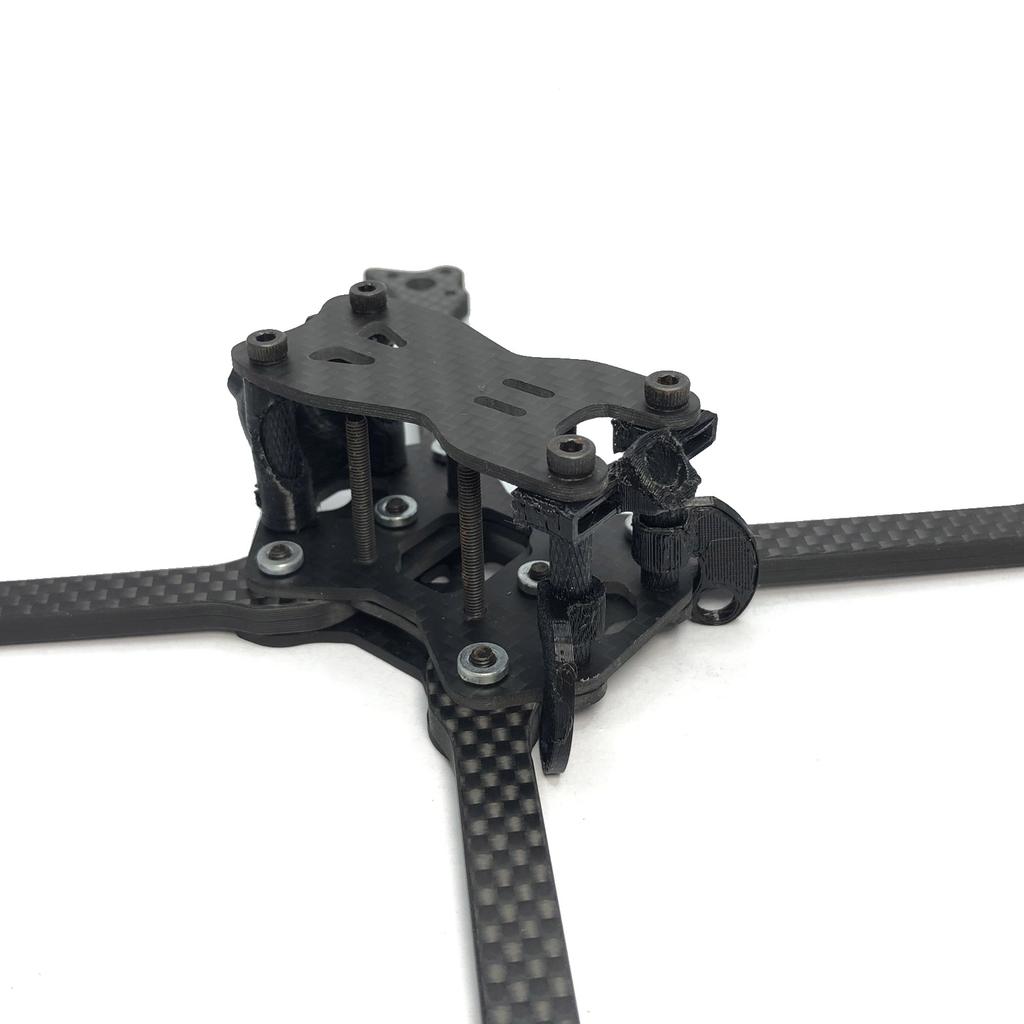 YSIDO 533 200mm 5inch Carbon Fiber Frame Racing Drone Frame Carbon Fiber X-type Split Kit for Five33 FPV RC Quadcopter Drone