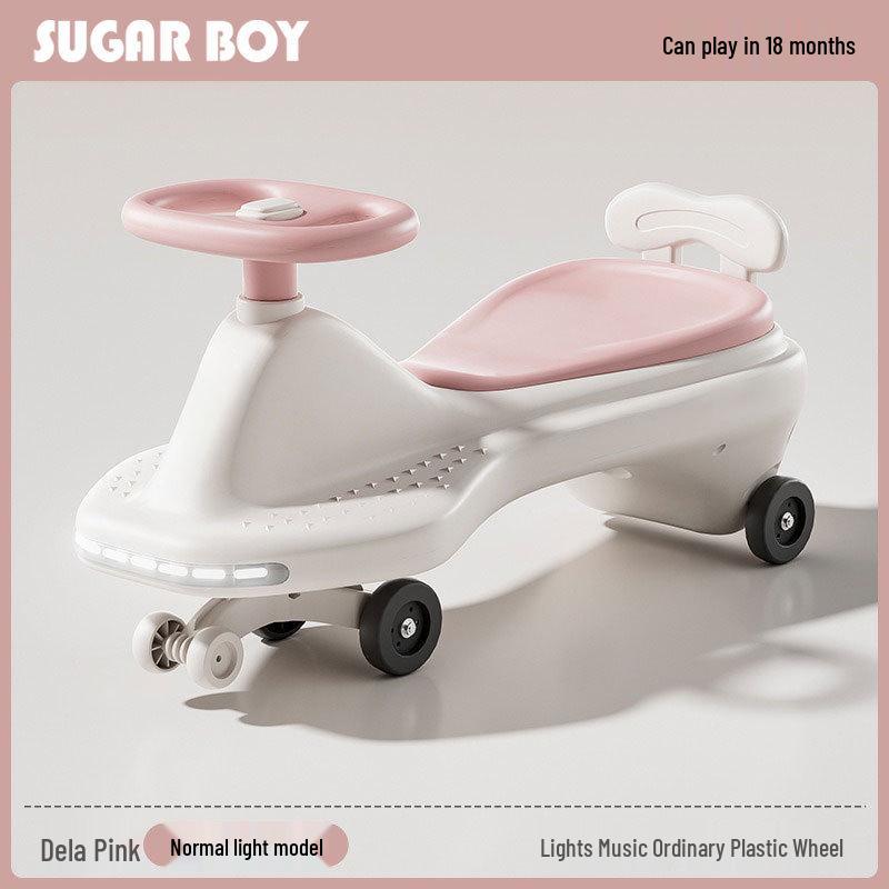 Kids' Twist Car: Anti-Rollover Ride-On Toy for Ages 1-6