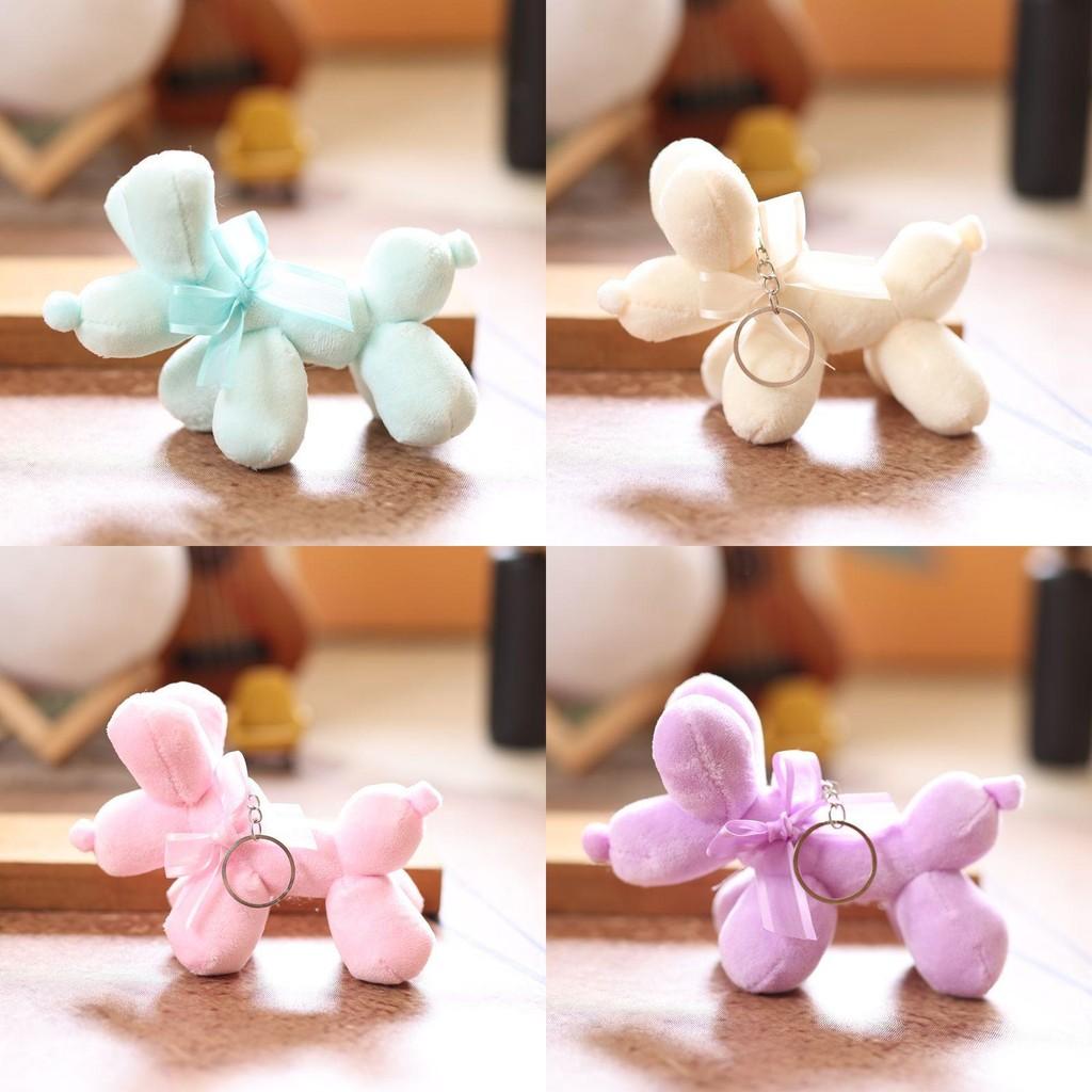 Dog Plush Small Keychain Cute Cartoon Charm Soft Material Bag Decoration Doll