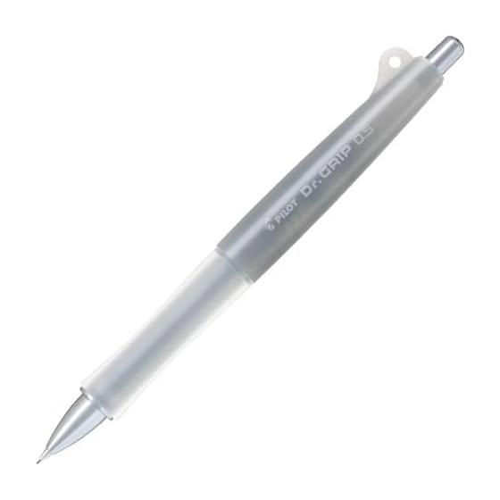 PILOT Dr. Grip Classic Mechanical Pencil, 0.5mm, Ice Gray (HDG50RIGY) - Ergonomic, Shake-to-Write Mechanism for Comfortable, Non-Stop Writing