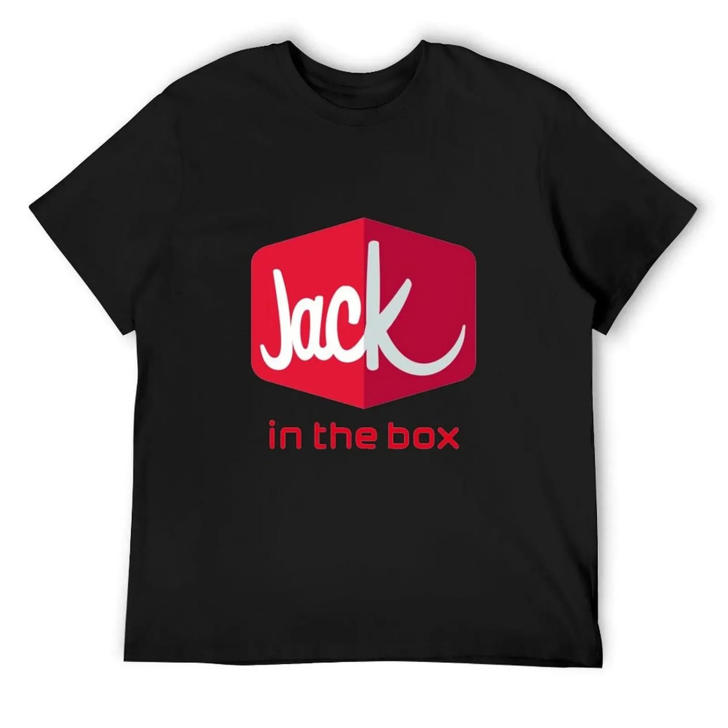 Jack in the Box Logo T-Shirt new gifts and t-shirts custom t-shirts tops oversized t shirt men S