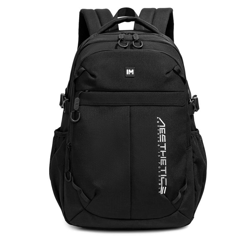 Men's Large Capacity Backpack Junior High School Student Schoolbag Camouflage Print Computer Backpack
