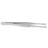 Dressing Forceps Serrated Straight Tip Slip Resistant Stainless Steel Surgical Tweezers 5.5in