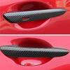 For Mazda 3 Hatchback Sedan (BP) CX-30 (DM)      2024 Car Smart Keyless Door Handle Cover Trim Carbon Fiber