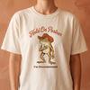 Funny Frog Shirt Cowboy Western Meme Tee Hold On Partner Overstimulated Vintage Retro Gift Her