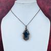 Labradorite pendant copper wire wrapped pendant labradorite copper jewelry handmade band new pendant gifts for him natural gemstone jewelry