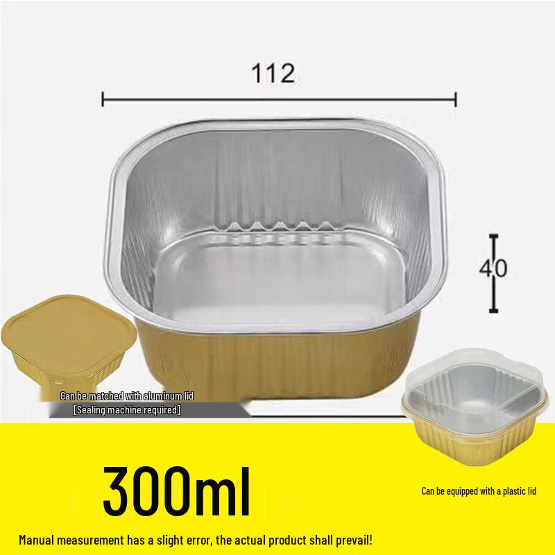 Kashicong Golden Aluminum Foil Meal Prep Containers with Lids