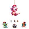 Colorful Cartoon Acrylic Dragon Christmas Tree Decoration Pendant For Unique Gifts