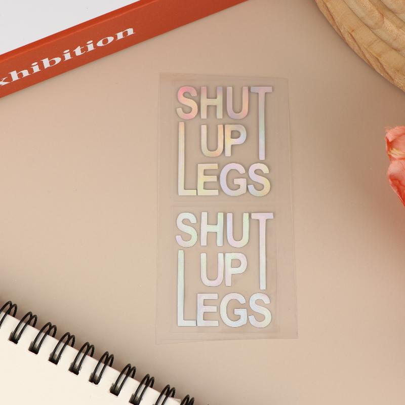 2Pcs Bicycle Frame Top Tube Stickers Shut Up Legs Bike Sticker Waterproof Vinyl Decal Decoration For Mtb Bike Accessories