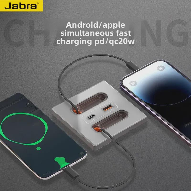 

Retractable 20W Fast Charging Type-C USB Socket Switch Panel for Home