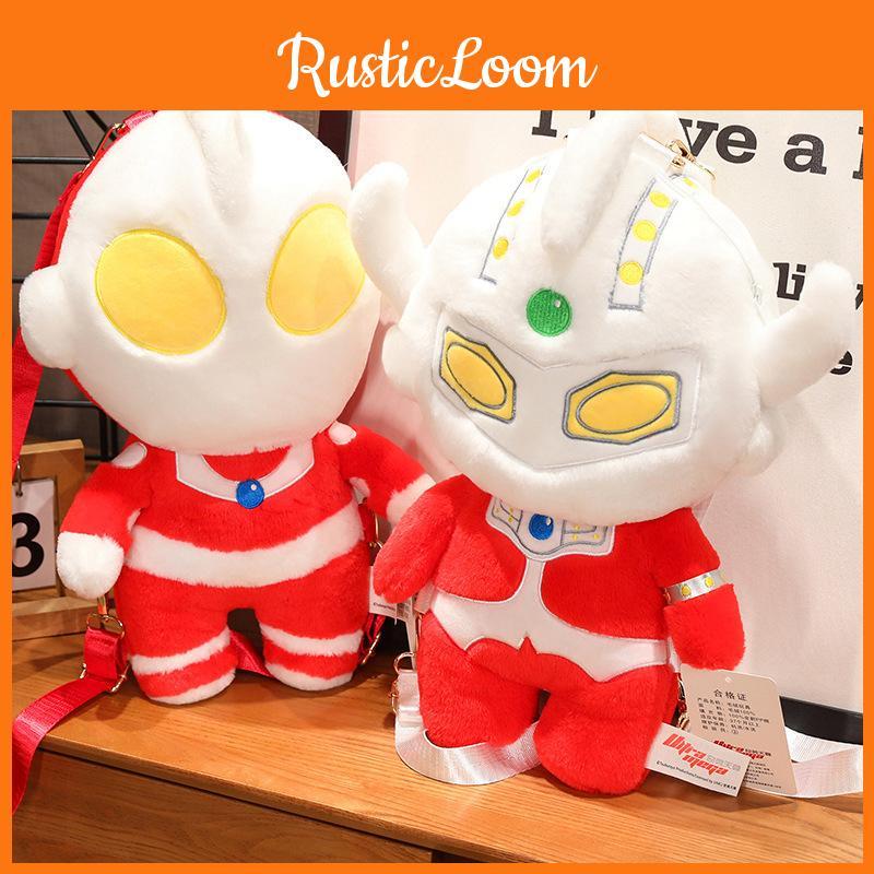 Plush Taro Ultraman Bag Stuffed Toy Backpack Cartoon Decorations Gifts Kids