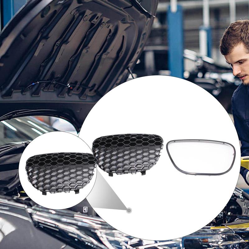 Durable Metal Front Grille Easy Fit Car Grille Mesh for SEAT IBIZA CORDOBA 6L 2002-2009 Engine Cooling Upgrade