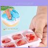 Modern Silicone Ice Cube Mold With Lid For Home And Commercial Use