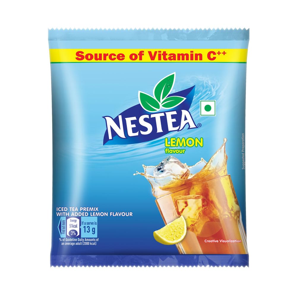 

Nestea Instant Iced Tea Powder Lemon Flavor | 400g Refreshing Cold Beverage | Low Caffeine, Vitamin C Source