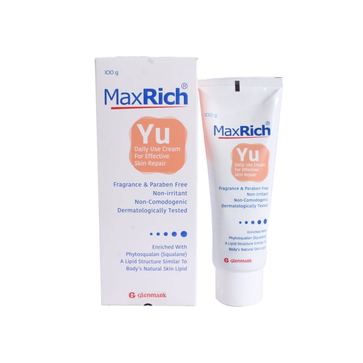 

Maxrich Yu Увлажняющий крем для ежедневного использования для мягкой увлажненной кожи | Крем для лица и тела, обогащенный витамином Е | Тюбик 100 г для всех типов кожи