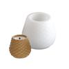 Unique Candle Holder Molds Silicone Texture Crafting Molds Unique Shape Flowerpot Moulds for Crafting Candlesticks