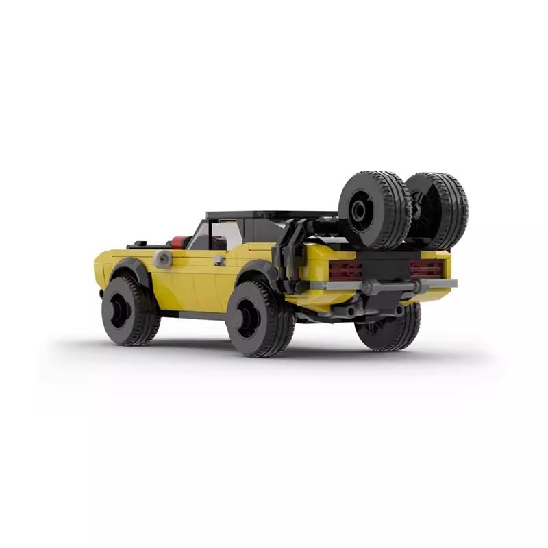 Bricklink MOC Mad Max Camaroed Racing Muscle Car Vehicles Speed Vehicles Racer Sets Building Blocks Kid Toys Christmas Gift