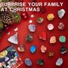 Christmas Ore Advent Calendar,New Year 24 Days Holiday Countdown Advent Calendars With Rocks Gems 24 Days Gemstone Ore