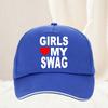 GIRLS LOVE MY SWAG personalized pattern printed Baseball Cap UnisexTeens Design hat Adjustable Hats