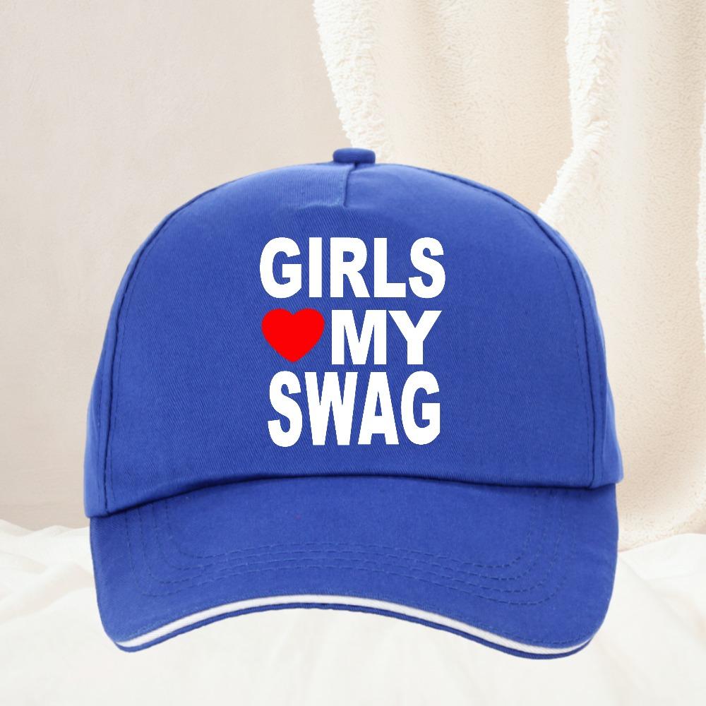 GIRLS LOVE MY SWAG personalized pattern printed Baseball Cap UnisexTeens Design hat Adjustable Hats