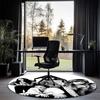 Maneskin Printed Round Rug Carpet Chair Rug Area Rug Entryway Doormats,for Office Chair Living Room Bedroom Kitchen Room.