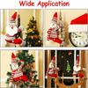 New Year 2026 Christmas Curtain Buckles Christmas Decorations Home Curtains Decorative Buttons Cartoon Doll Clasps