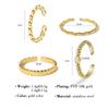 WILD & FREE Minimalist Stainless Steel Thin Adjustable Rings for Women Classic Simple Trendy Accessories Jewelry