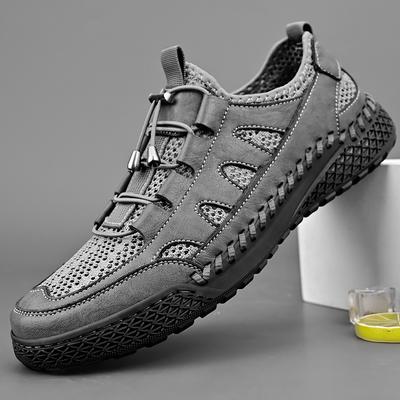 Sommer Herren Outdoor Sneakers Atmungsaktives Mesh Casual Flats Fahrschuhe Große Größe 39-46