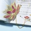 Leaf Vein Apricot Leaf Rose Flower Leaf Bookmark Hollow Bookmark Metal Bookmark Vintage Bookmark