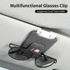 -Car Glasses Clip Sun Visor Card Glasses Holder Cars Accessories For BMW Motorsport X1 X3 X5 E39 E46 E90 F20 E60 F30 E36 F10 E87