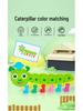 Multicolor Caterpillar Logic Cards: Early Education Toy for Cognitive Development