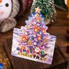 10pcs Invitation Merry Christmas Greeting Cards Handwriting Message Card  Festivital Gifts