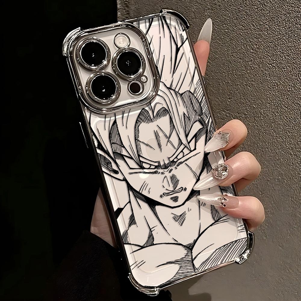 Line Cool Anime Kakarottoes Hot Plating Phone Case For IPhone 17 17e 16e 16 15 14 13 12 11 Pro Max X XR XSMax 7 8 Mini Air Plus