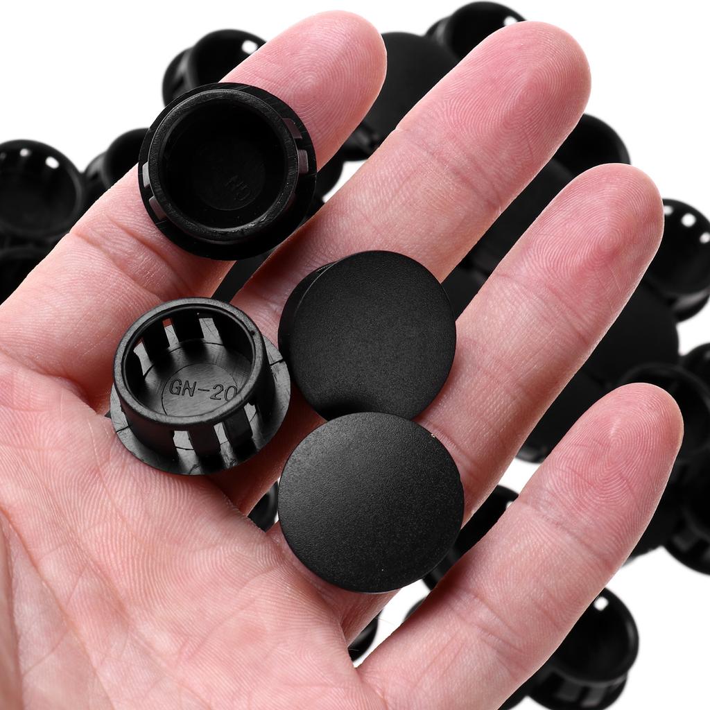 SiinvdaBZX 10 Pcs Plastic Plugs Black 1 Inch 25mm Nylon Plastic Round Snap Hole Plugs Panel Plugs Button Cover Cap Head for Locking Home Furniture SiinvdaBZX 10 Pcs Plastic Plugs Black 1 Inch 25mm Nylon Plastic Round Snap Hole Plugs Panel Plugs Button Cover Cap Head for Locking Home Furniture