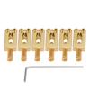 6PCS Included Wrench Electric Guitar Bridge Parts Electric Guitar Replacement Parts  Guitar