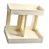 Double Layers Desktop Storage Rack Modern   Makeup Shelf   for Vanity Bathroom