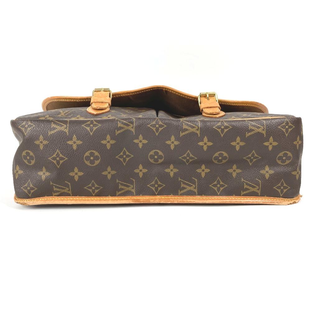 Louis Vuitton M42247 Monogram Gibeciere MM Messenger Bag Crossbody Shoulder Bag