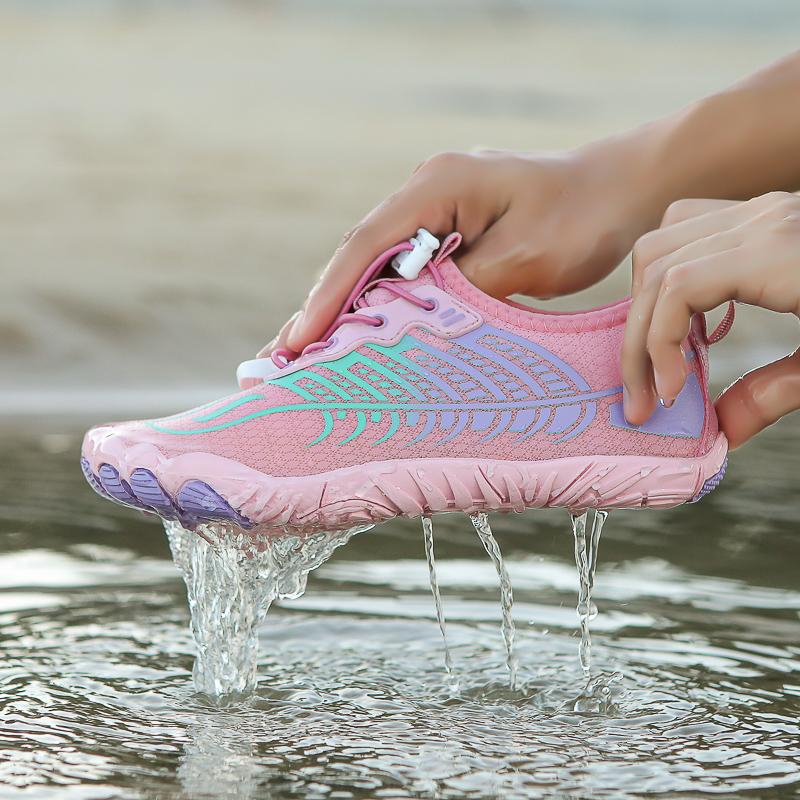 Men Barefoot Water Shoes Quick Drying Beach Wading Sneakers Women Breathable Light Beach Aqua Shoes for Swimming Surfing Sailing