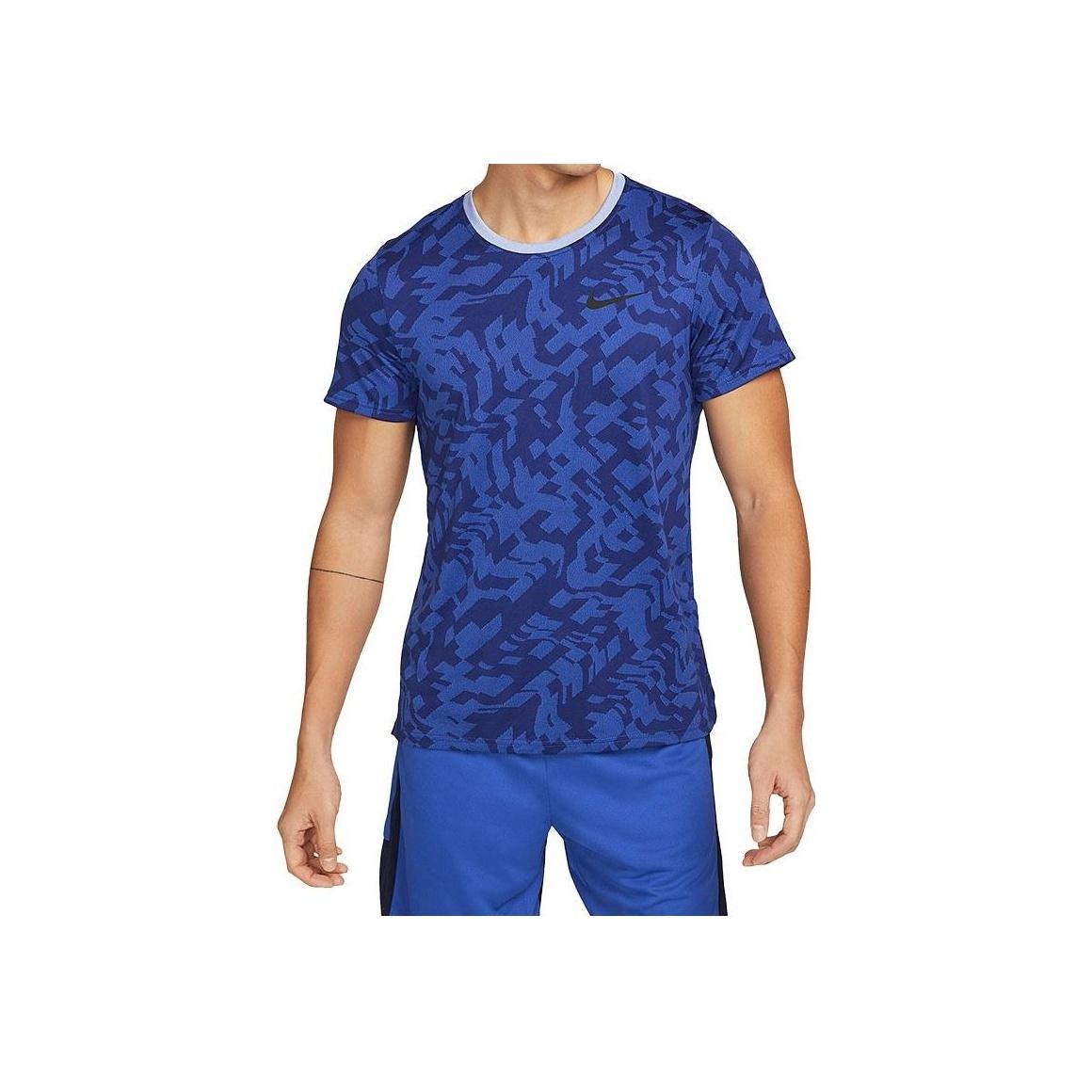 Nike Camouflage Print Casual Crew Neck