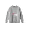 Unisex Sweter Dziecięcy z Czystej Wełny z Haftem Kreskówkowym Szczeniaka - Jesień/Zima Nowy Siedmiu-Igłowy Pogrubiony Warstwa Bazowa