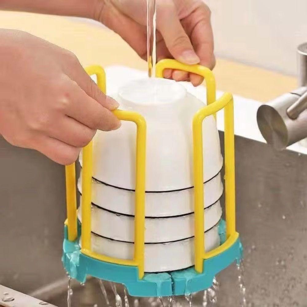 Drain Bowl Holder Removable Water Cup New Cabinet Dishes Storage Rack  Kitchen Organizer